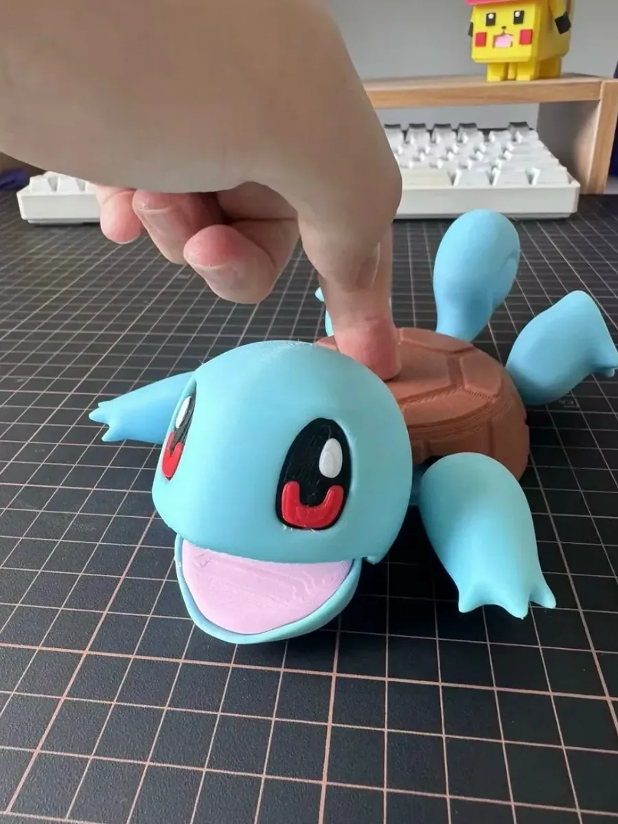 Squirtle biçimli bardak altlığı seti