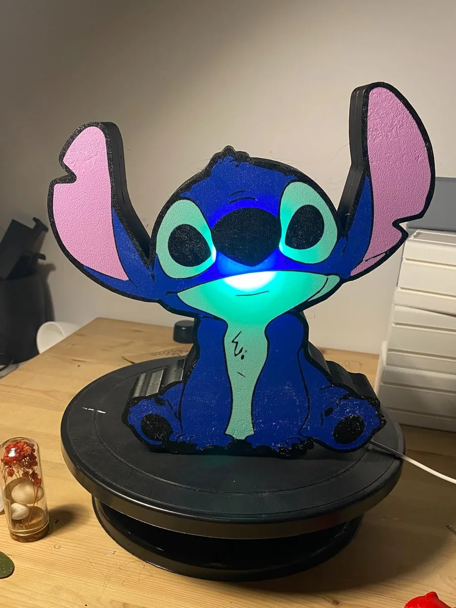 Stitch Lamba — 3dartolyemiz atölyesinde 3D baskı