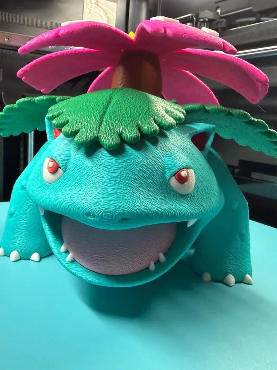 Venusaur Figürü — 3dartolyemiz atölyesinde 3D baskı