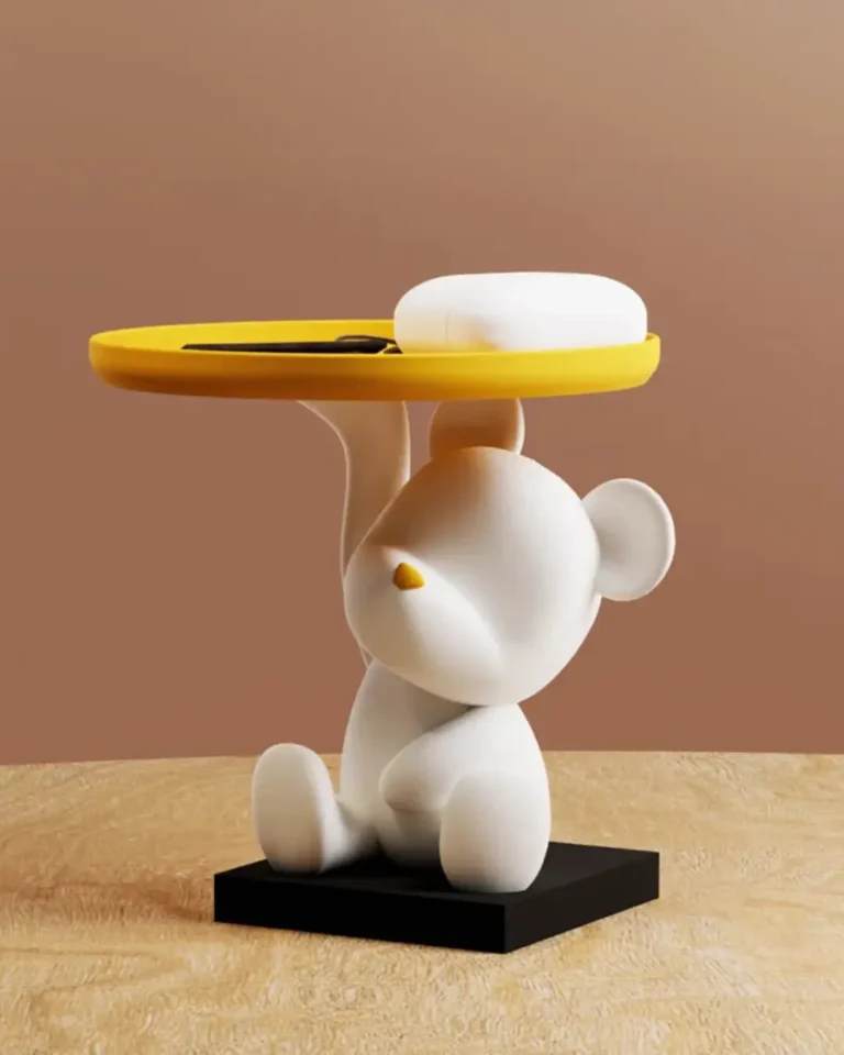 Tabak Tutan Ayıcık Biblo